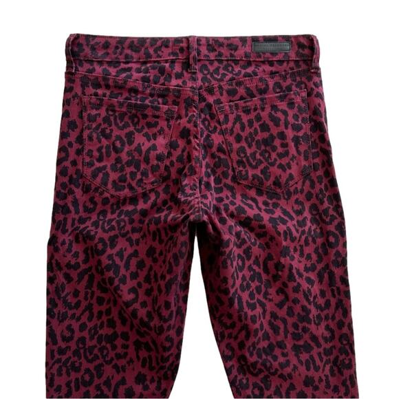 Social Standard by Sanctuary Jeans Cheetah Print Stretch Skinny Ankle Pants 4 - Picture 7 of 12